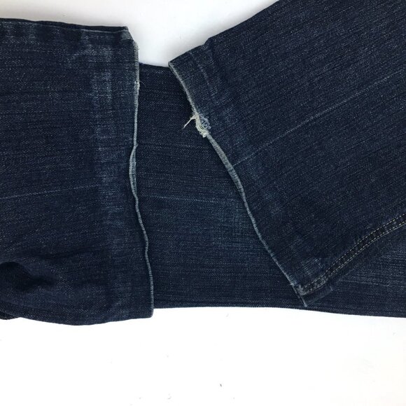 Gap Women's Jeans Ultra Low Rise Boot Cut Ankle Stretch Dark size 8 length 29" - Picture 6 of 13